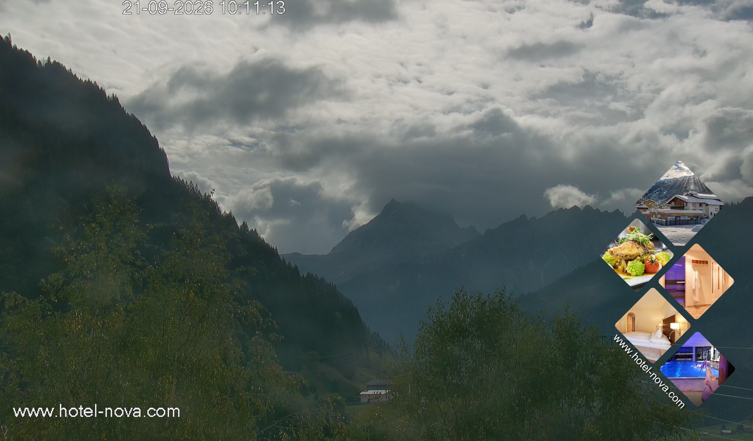 Archiv Foto Webcam Valülla, Silvretta Montafon