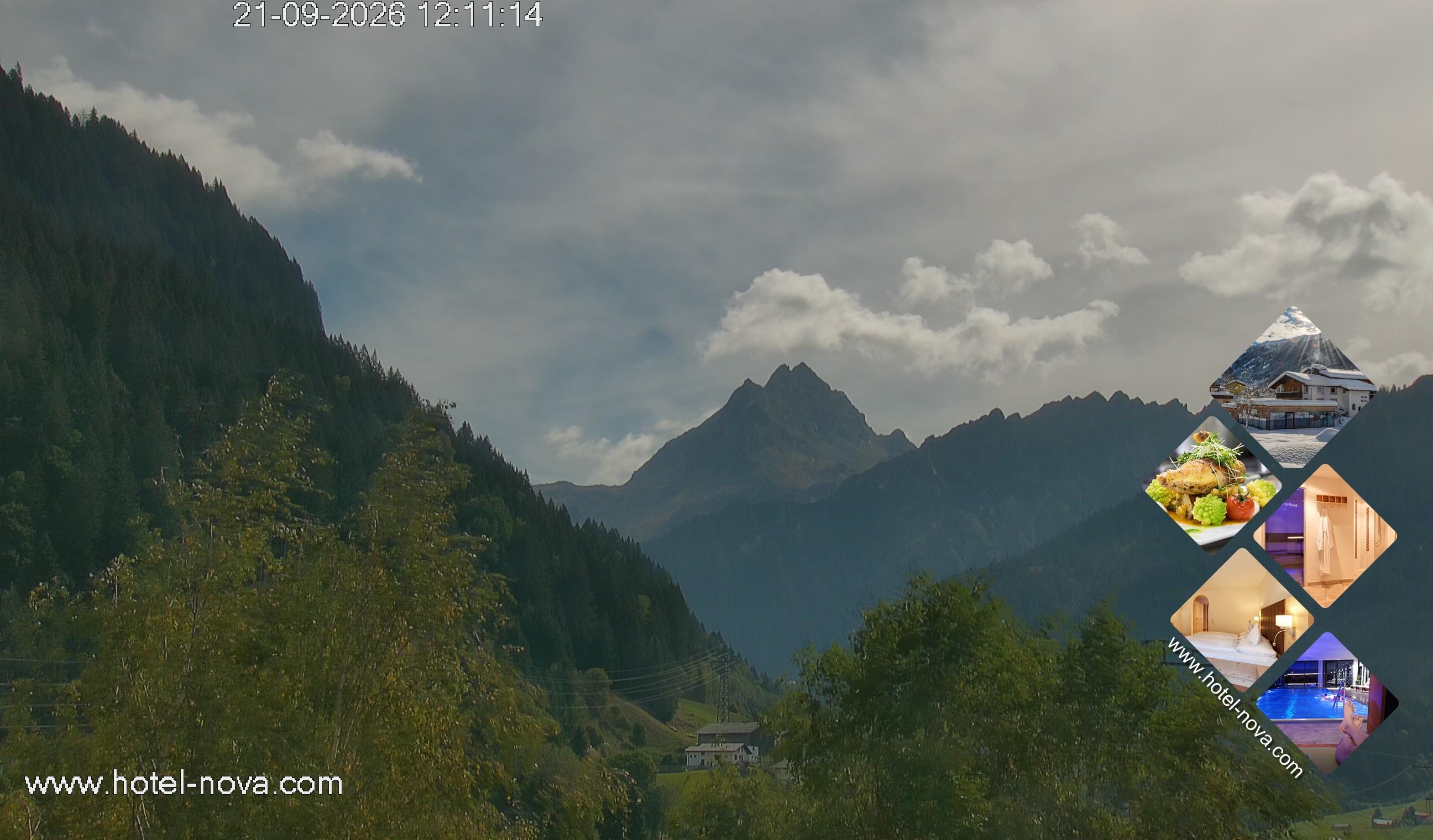 Archiv Foto Webcam Valülla, Silvretta Montafon