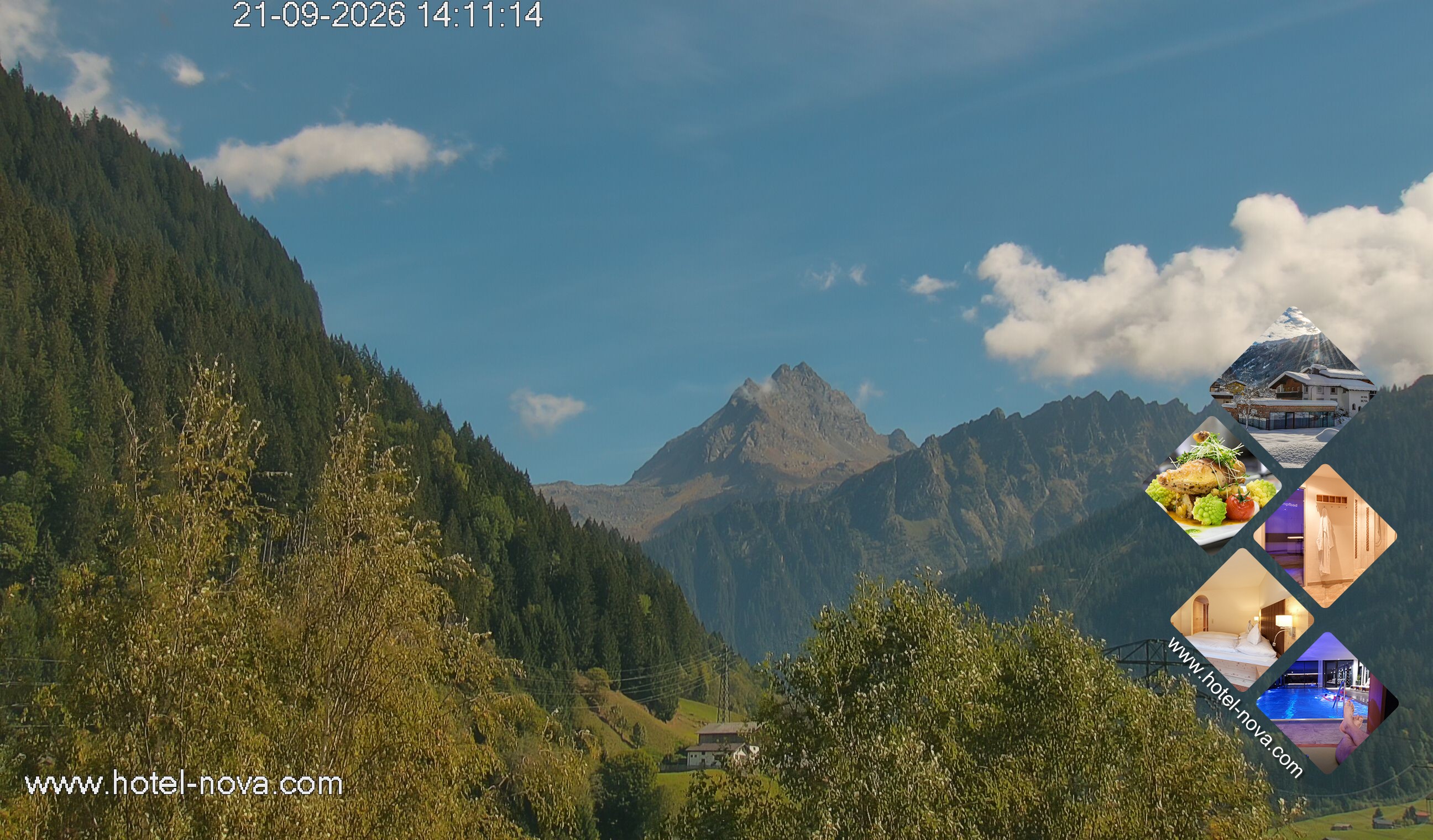 Archiv Foto Webcam Valülla, Silvretta Montafon