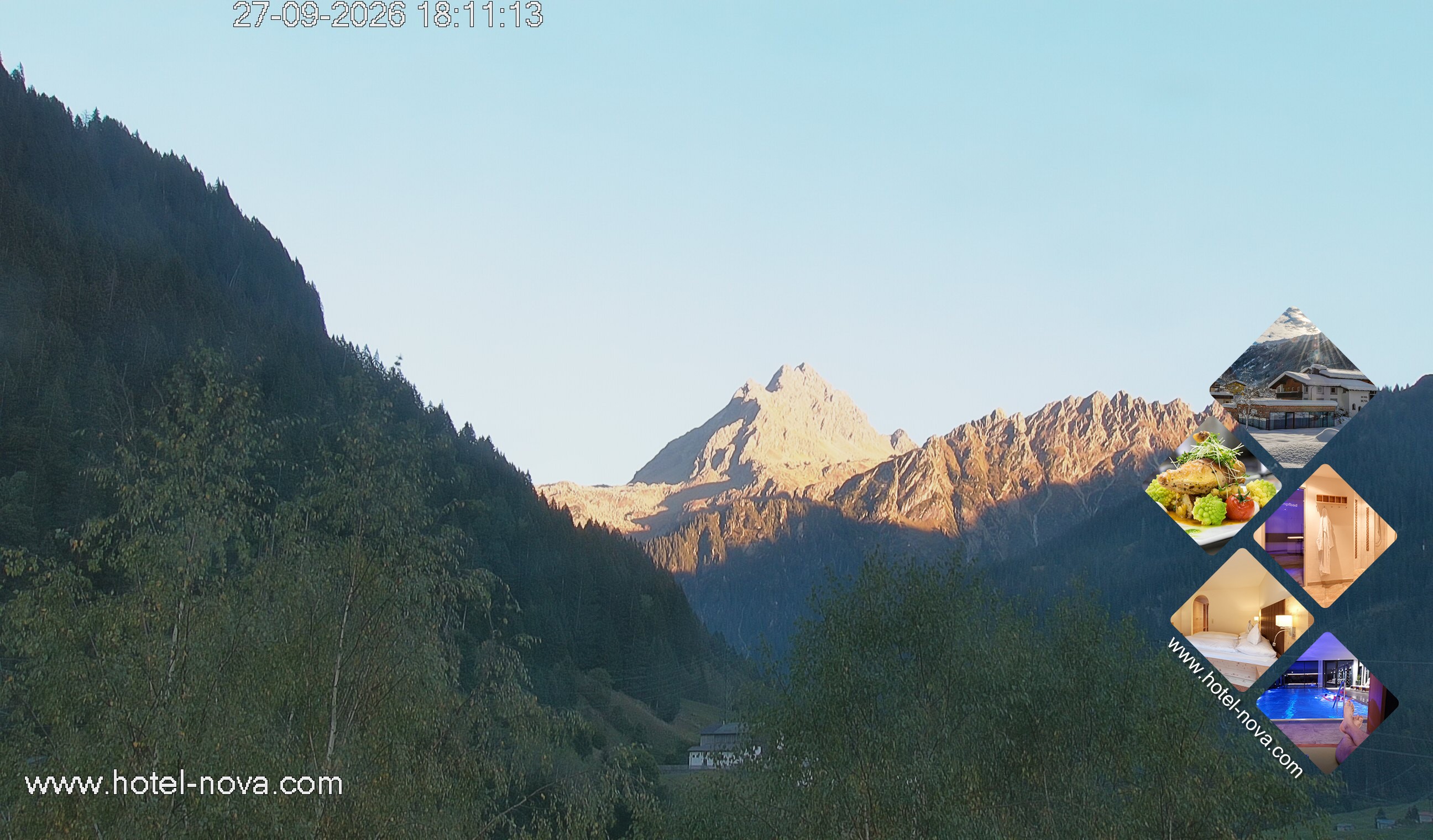 Archiv Foto Webcam Valülla, Silvretta Montafon