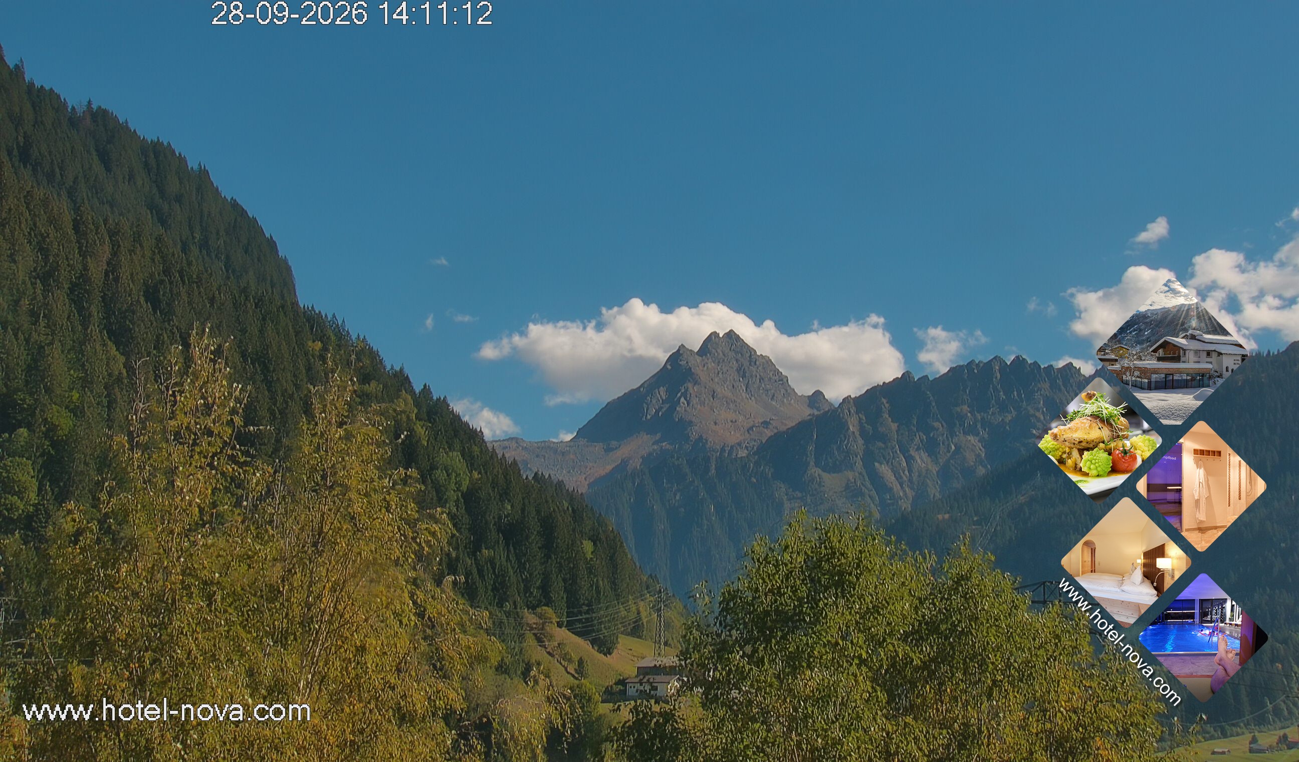 Archiv Foto Webcam Valülla, Silvretta Montafon