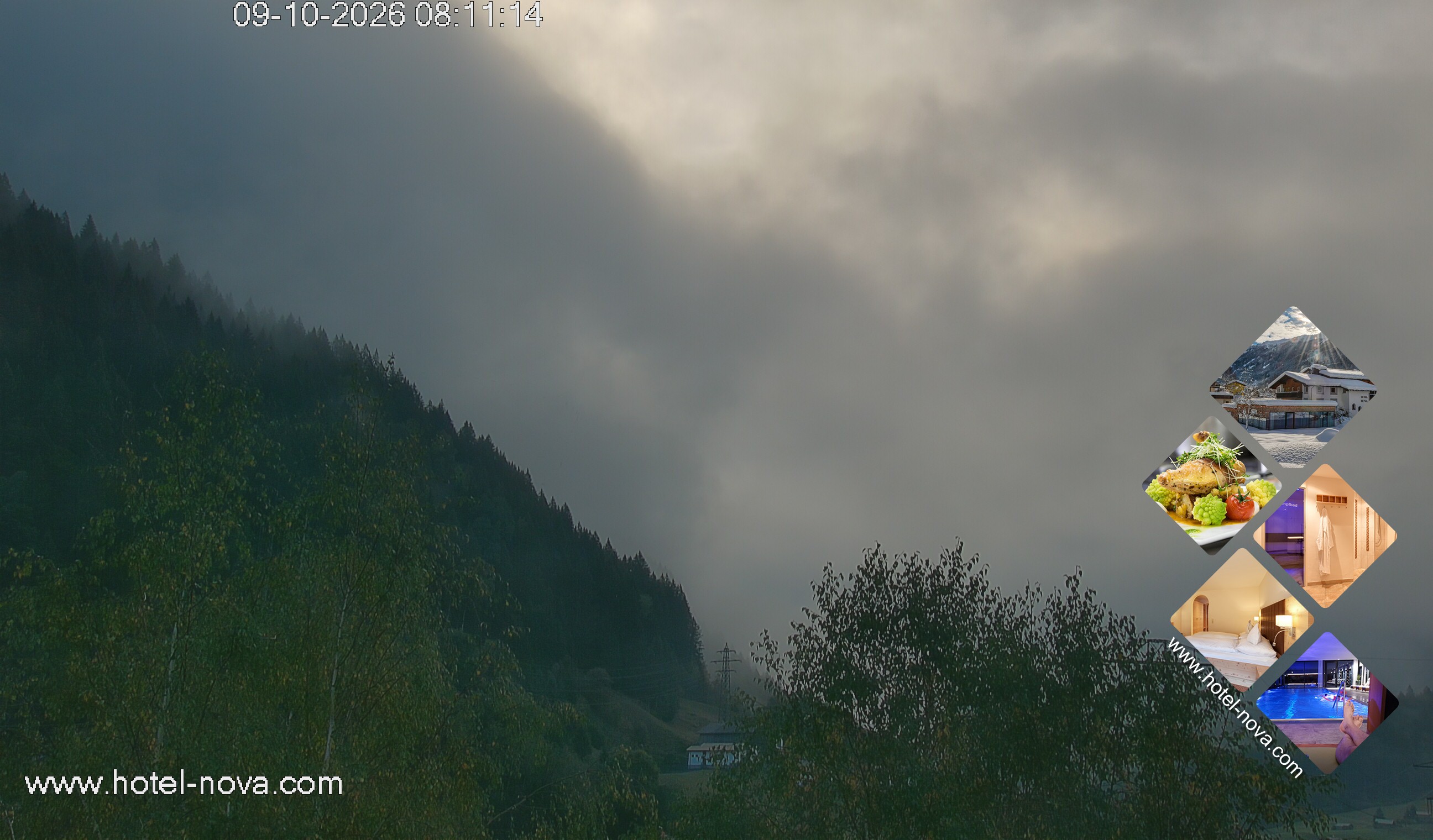 Archived image Webcam Valülla, Hotel Nova