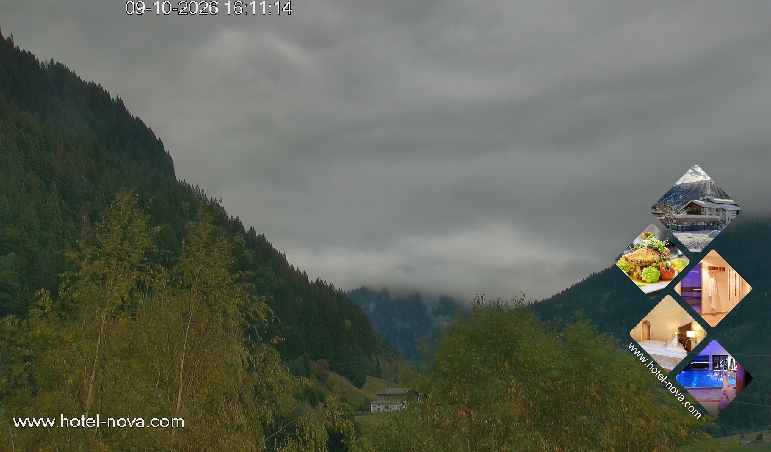 Archived image Webcam Valülla, Hotel Nova