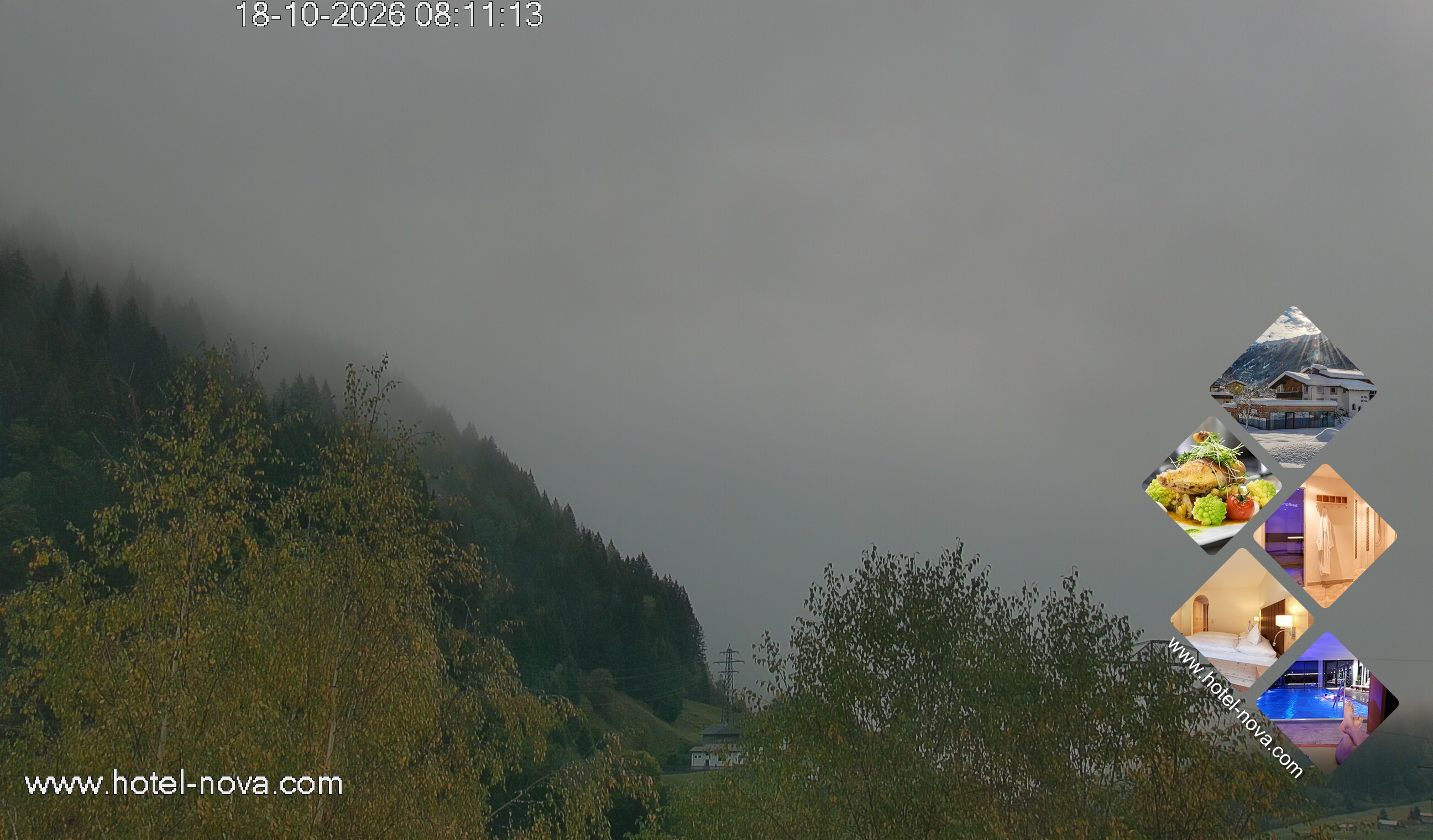 Archived image Webcam Valülla, Hotel Nova