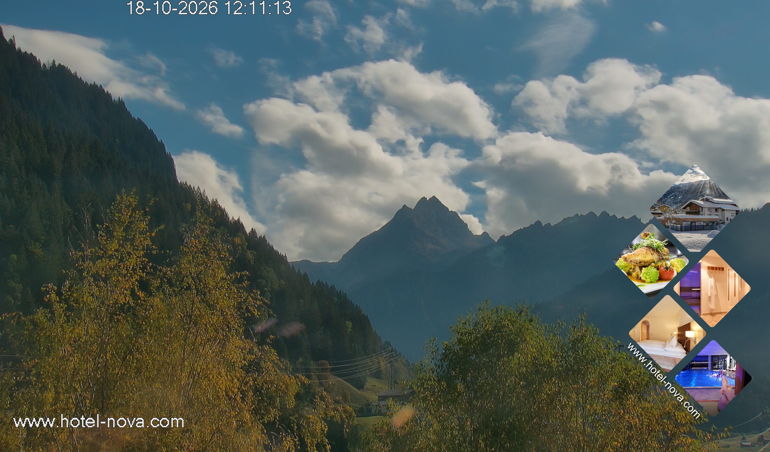 Archived image Webcam Valülla, Hotel Nova