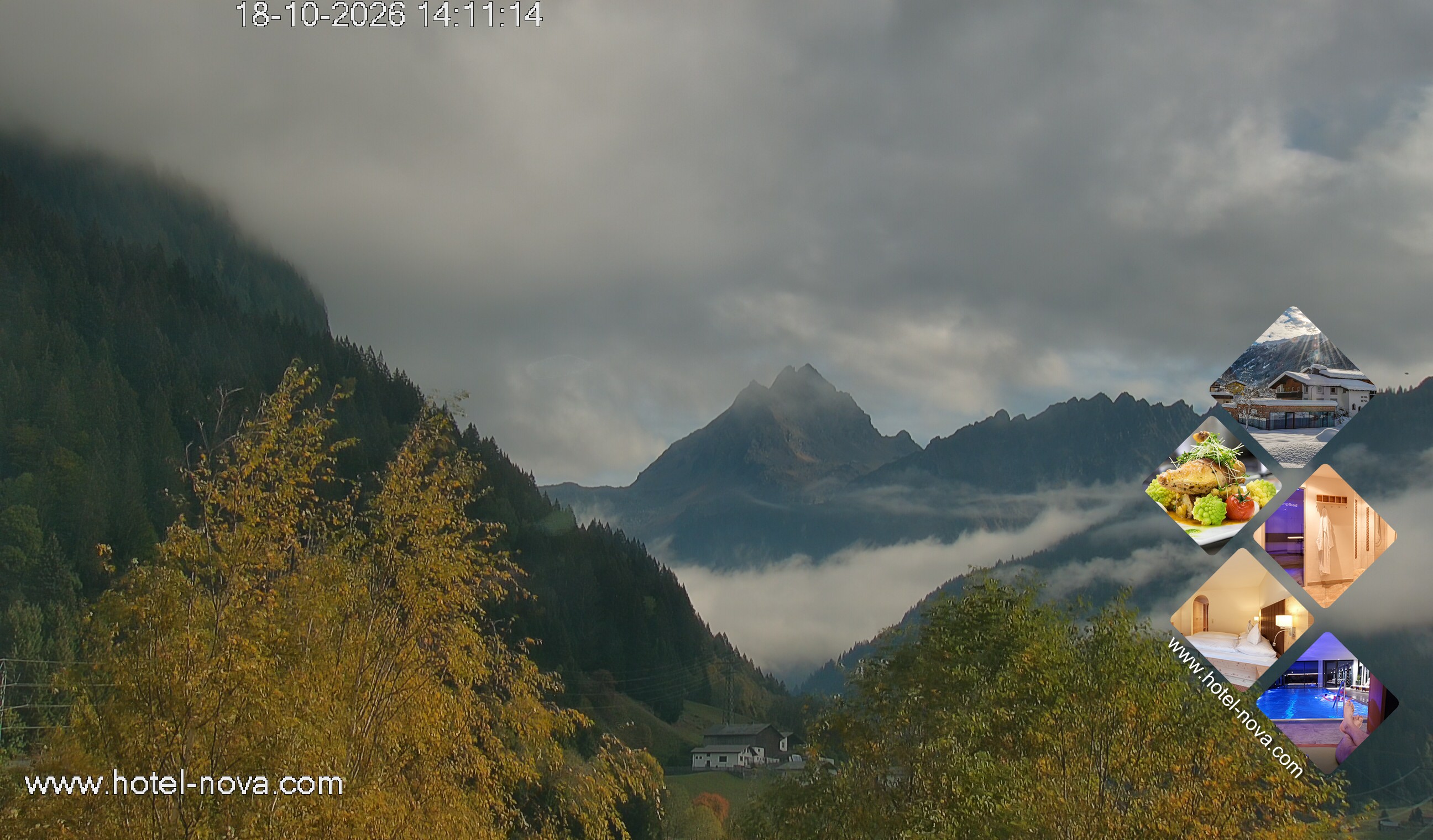 Archived image Webcam Valülla, Hotel Nova