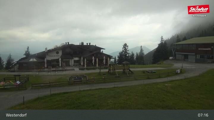 Archived image Webcam Talkaser Mountain Restaurant - Westendorf