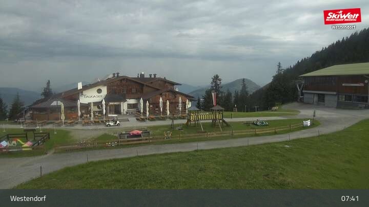 Archived image Webcam Talkaser Mountain Restaurant - Westendorf