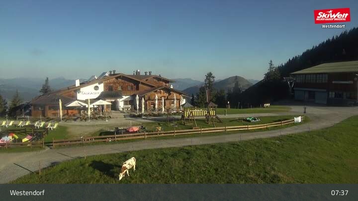 Archiv Foto Webcam Bergrestaurant Talkaser - Westendorf