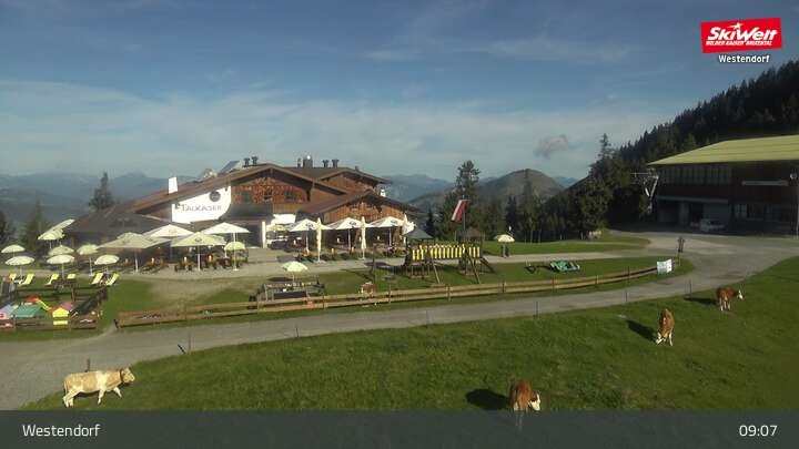 Archiv Foto Webcam Bergrestaurant Talkaser - Westendorf