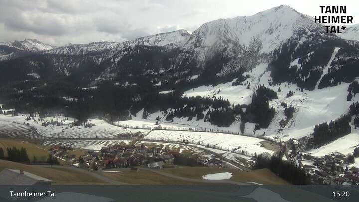 Archiv Foto Webcam Obere Halde - Zöblen / Tannheimer Tal