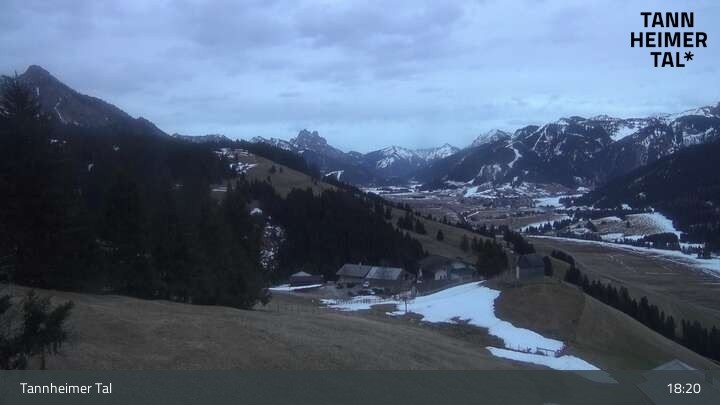 Archived image Webcam Zöblen Tannheim Valley