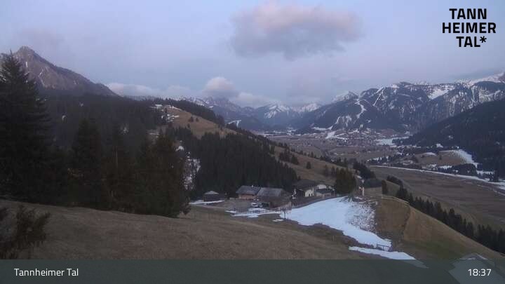 Archiv Foto Webcam Obere Halde - Zöblen / Tannheimer Tal