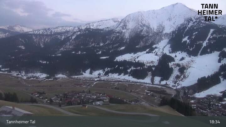 Archiv Foto Webcam Obere Halde - Zöblen / Tannheimer Tal