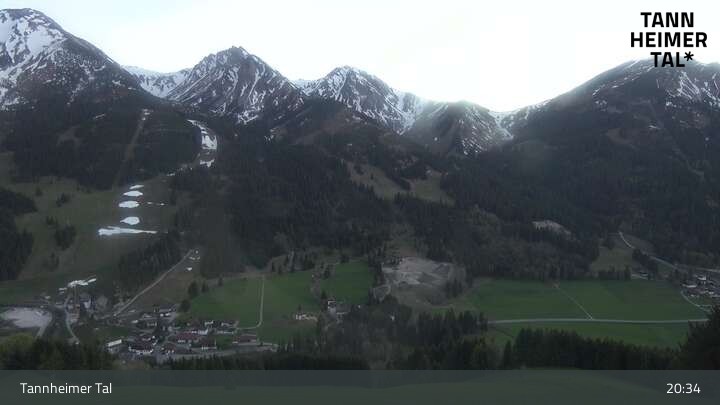 Archived image Webcam Zöblen Tannheim Valley