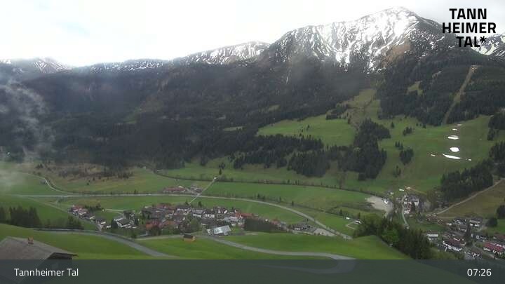 Archiv Foto Webcam Obere Halde - Zöblen / Tannheimer Tal