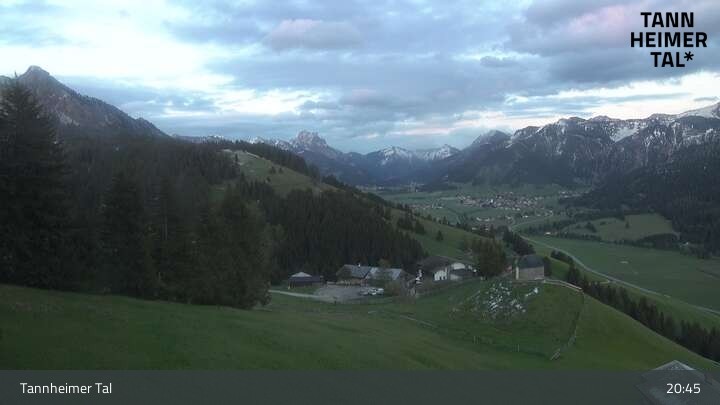 Archiv Foto Webcam Obere Halde - Zöblen / Tannheimer Tal