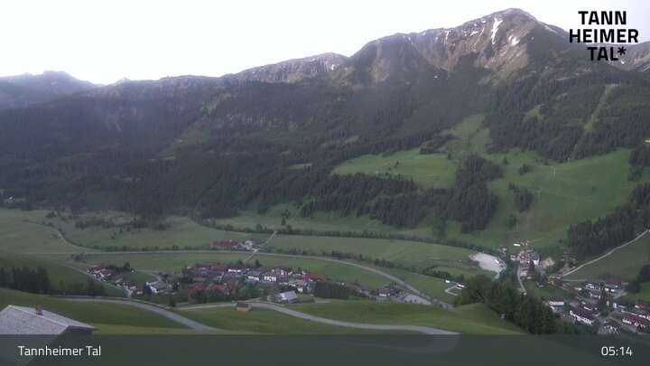 Archived image Webcam Zöblen Tannheim Valley