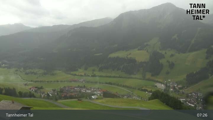 Archiv Foto Webcam Obere Halde - Zöblen / Tannheimer Tal