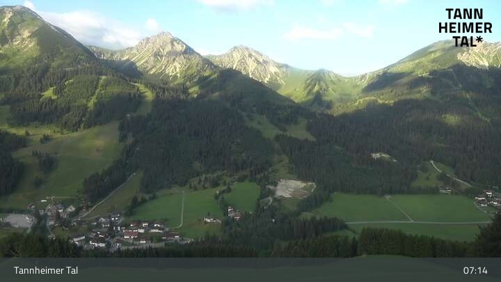 Archiv Foto Webcam Obere Halde - Zöblen / Tannheimer Tal