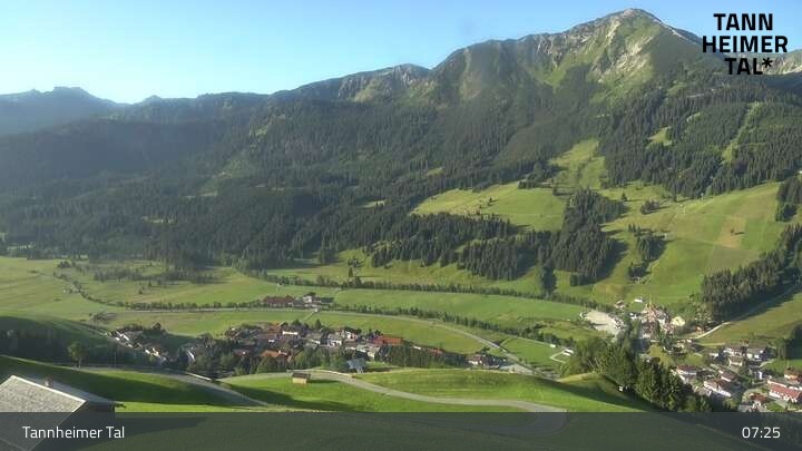 Archiv Foto Webcam Obere Halde - Zöblen / Tannheimer Tal