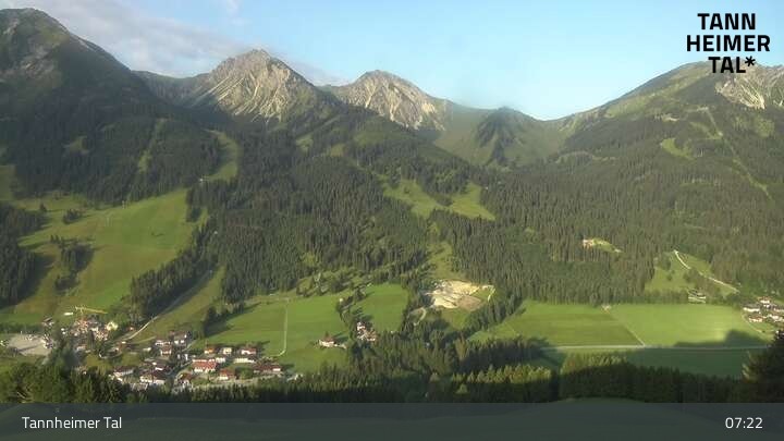 Archiv Foto Webcam Obere Halde - Zöblen / Tannheimer Tal