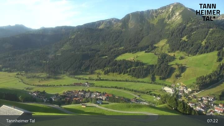 Archiv Foto Webcam Obere Halde - Zöblen / Tannheimer Tal