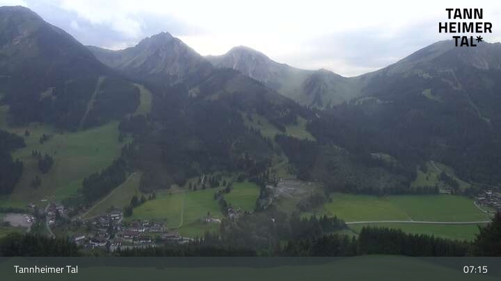 Archiv Foto Webcam Obere Halde - Zöblen / Tannheimer Tal