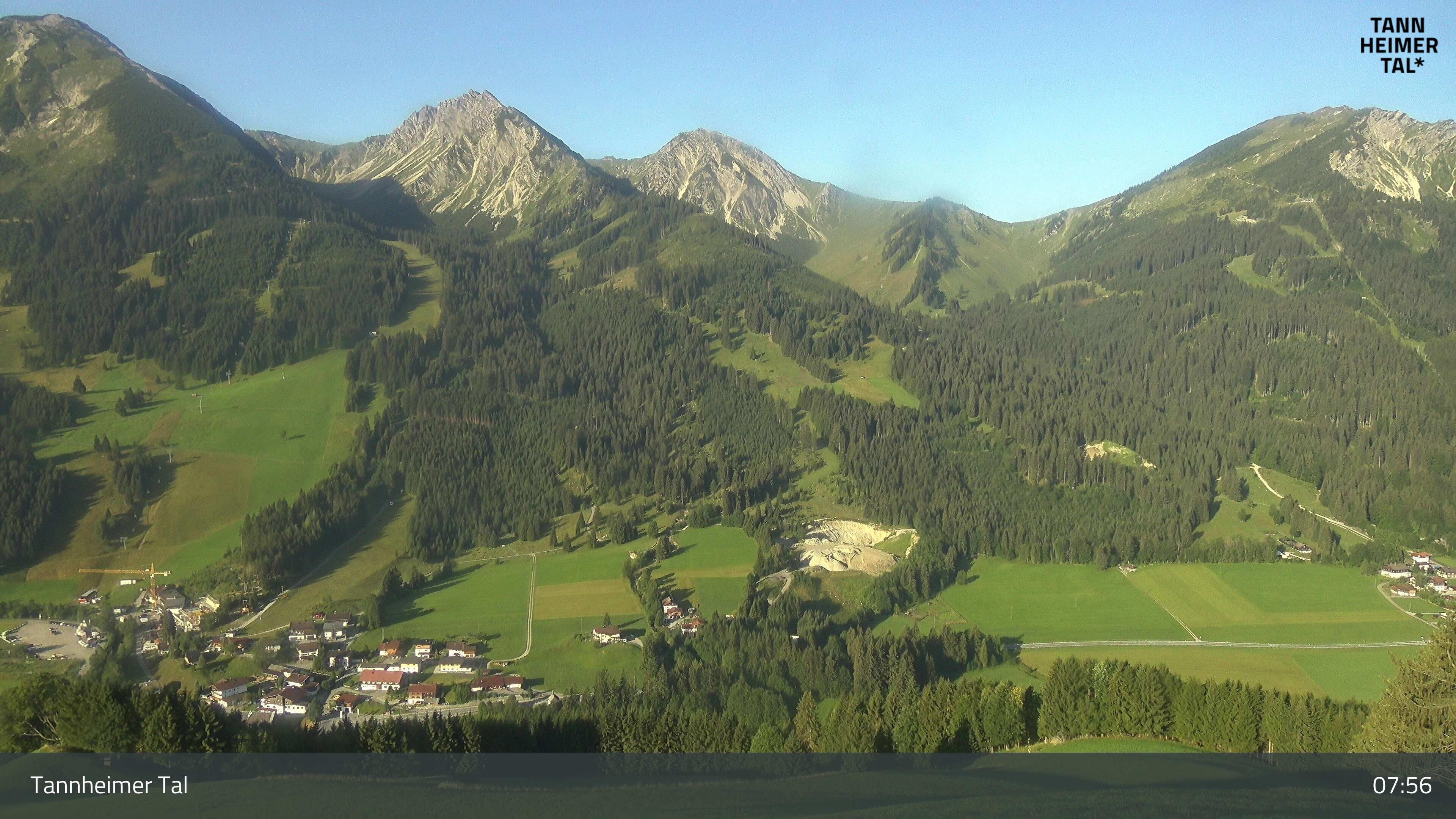 Archiv Foto Webcam Obere Halde - Zöblen / Tannheimer Tal