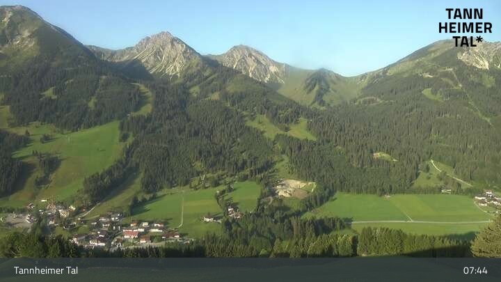 Archiv Foto Webcam Obere Halde - Zöblen / Tannheimer Tal
