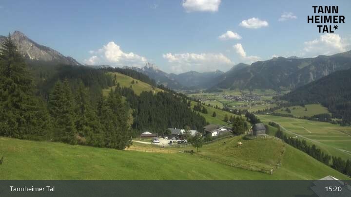Archiv Foto Webcam Obere Halde - Zöblen / Tannheimer Tal