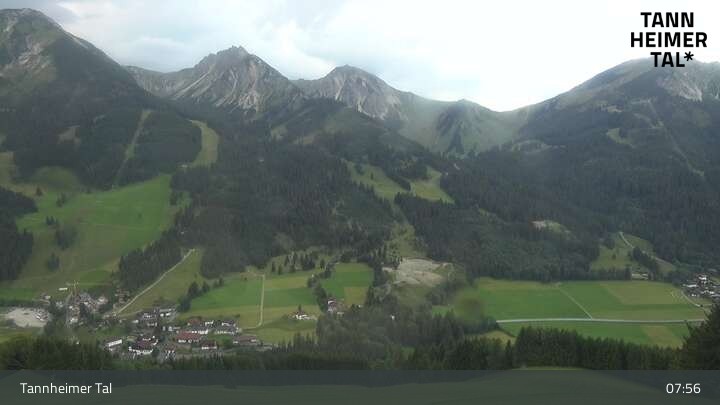 Archiv Foto Webcam Obere Halde - Zöblen / Tannheimer Tal