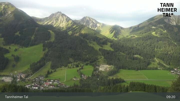Archiv Foto Webcam Obere Halde - Zöblen / Tannheimer Tal