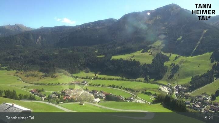 Archived image Webcam Zöblen Tannheim Valley