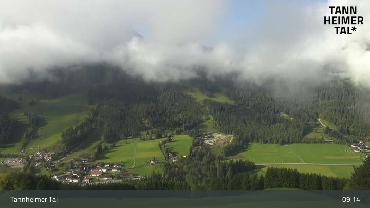 Archiv Foto Webcam Obere Halde - Zöblen / Tannheimer Tal