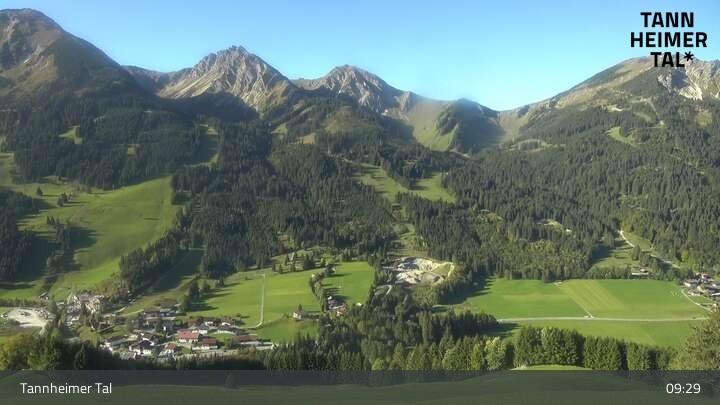 Archiv Foto Webcam Obere Halde - Zöblen / Tannheimer Tal