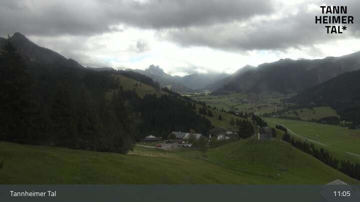 Archiv Foto Webcam Obere Halde - Zöblen / Tannheimer Tal