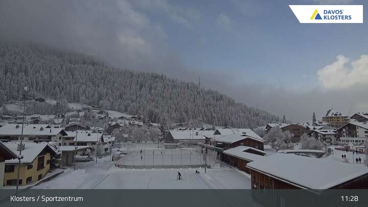 Archiv Foto Webcam Sportzentrum in Klosters