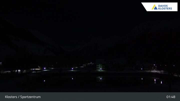 Archived image Webcam Klosters: Sports center