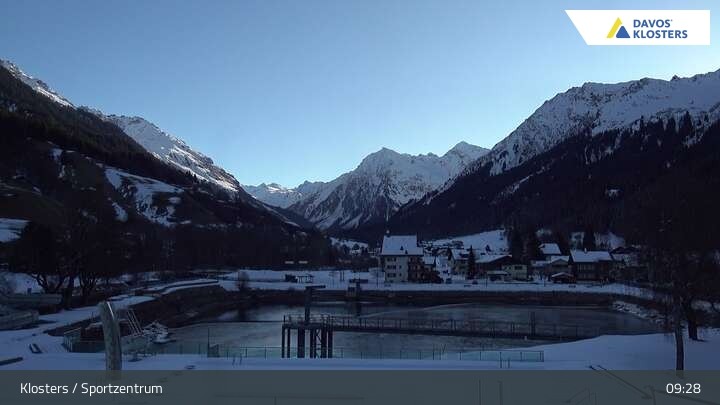 Archiv Foto Webcam Sportzentrum in Klosters