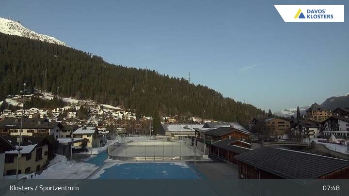 Archiv Foto Webcam Sportzentrum in Klosters
