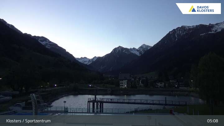 Archiv Foto Webcam Sportzentrum in Klosters