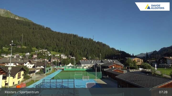 Archiv Foto Webcam Sportzentrum in Klosters