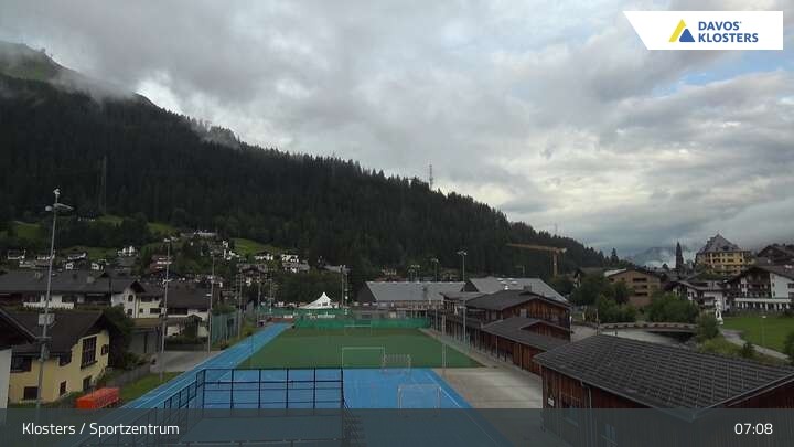 Archiv Foto Webcam Sportzentrum in Klosters
