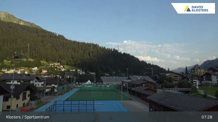 Archiv Foto Webcam Sportzentrum in Klosters