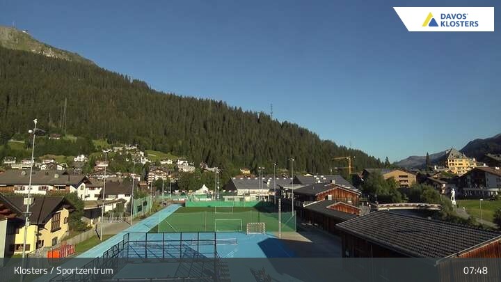 Archiv Foto Webcam Sportzentrum in Klosters
