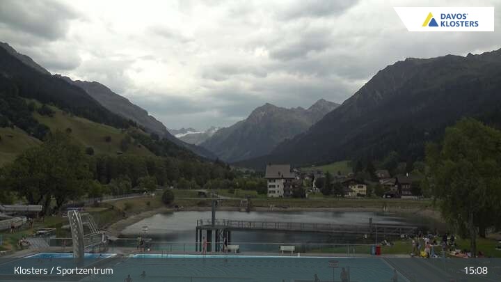 Archiv Foto Webcam Sportzentrum in Klosters
