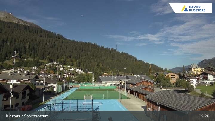Archiv Foto Webcam Sportzentrum in Klosters