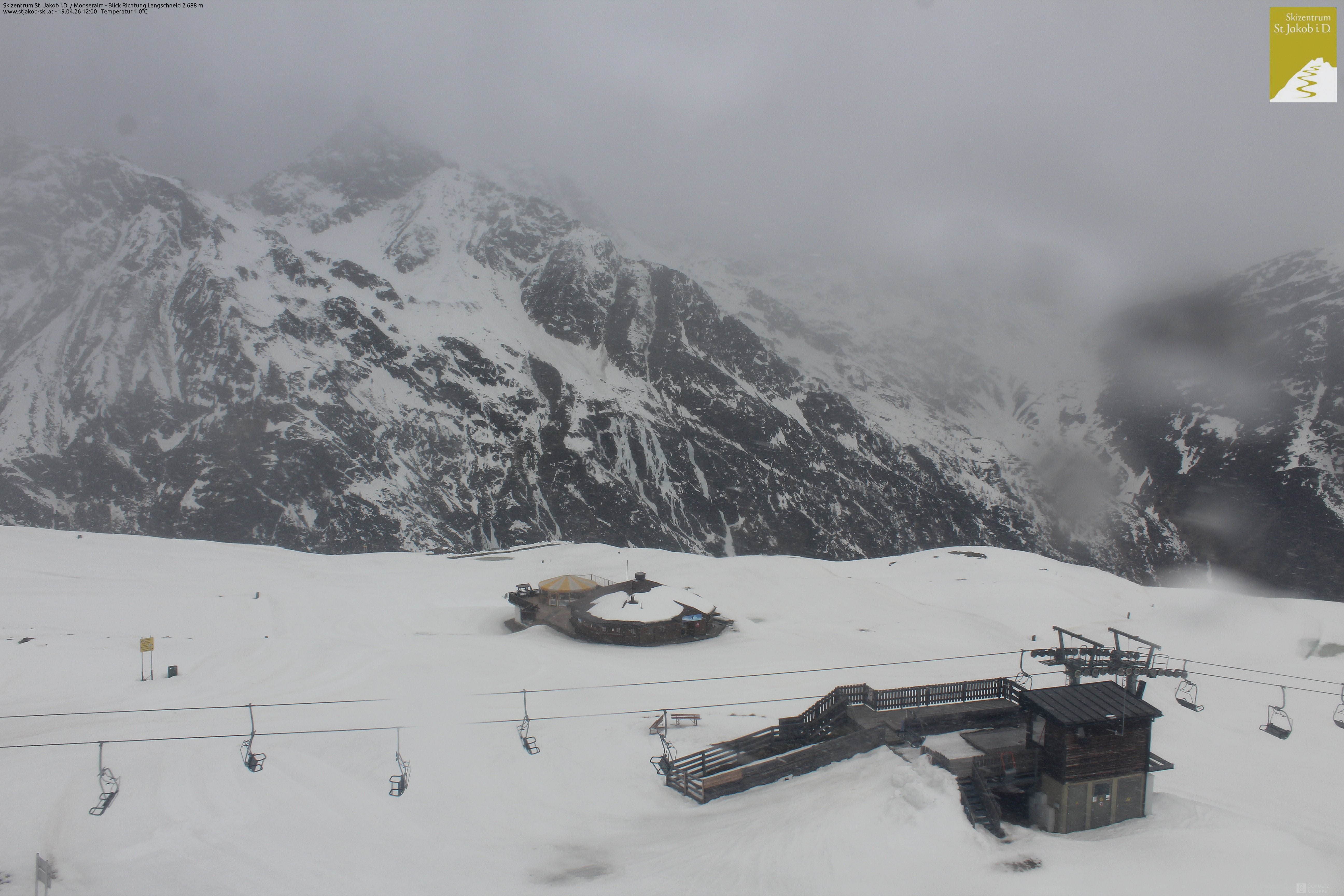 Archiv Foto Webcam Sesselbahn Mooserberg