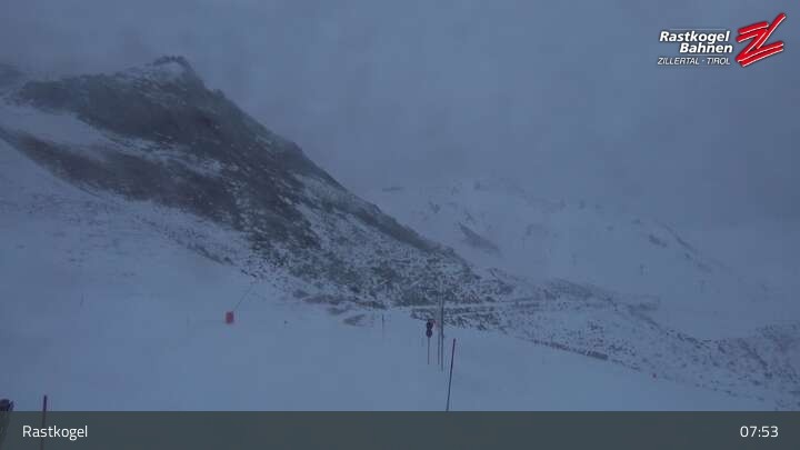 Archiv Foto Webcam Rastkogel, Tuxer Alpen